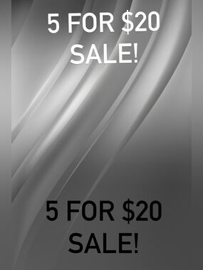 ⬇️ 5 items for $20 sale! ⬇️